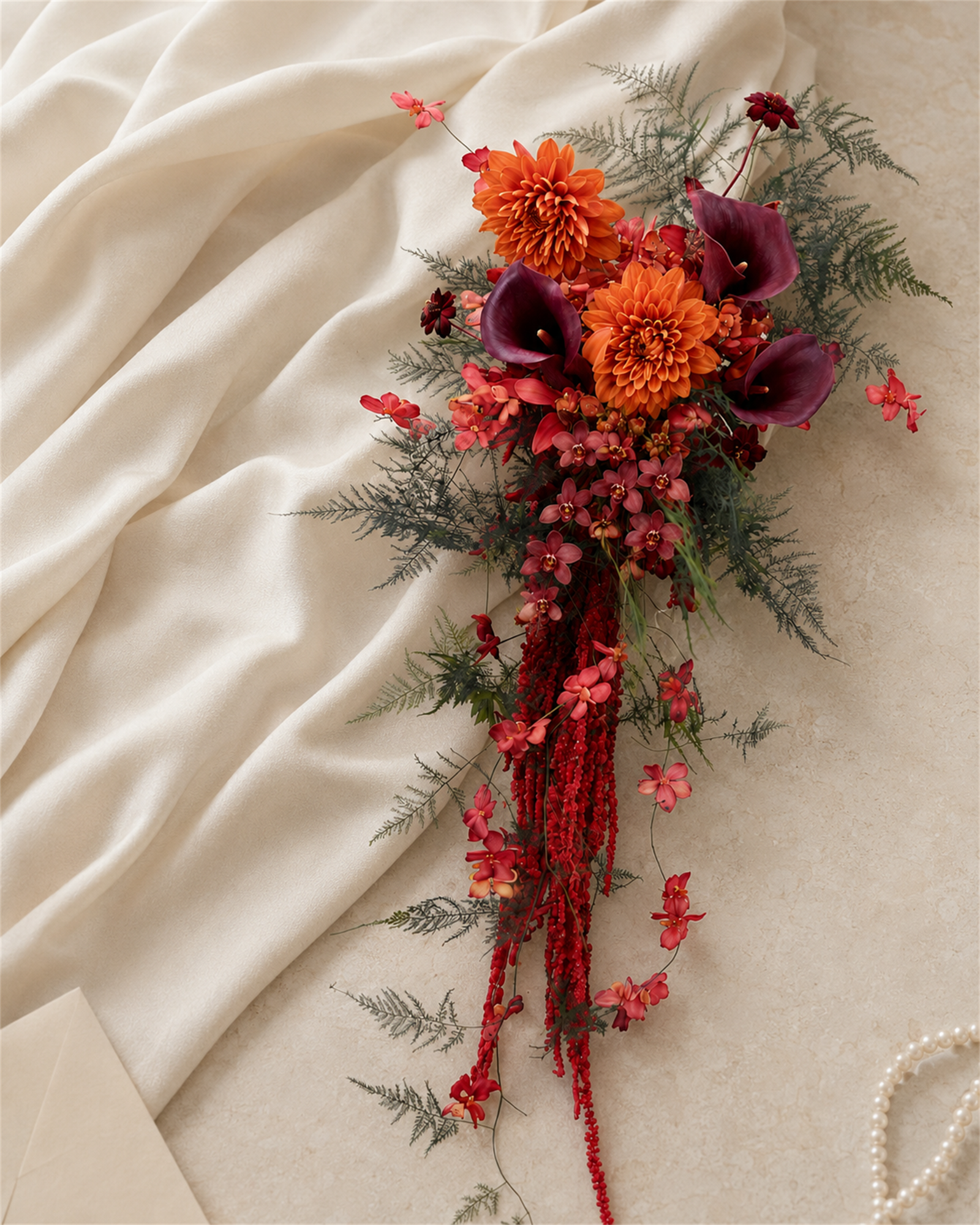Rust & Orange wedding flowers