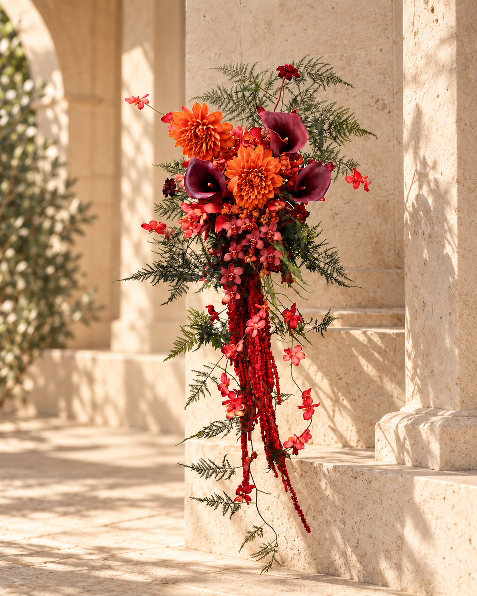 Rust & Orange wedding flowers